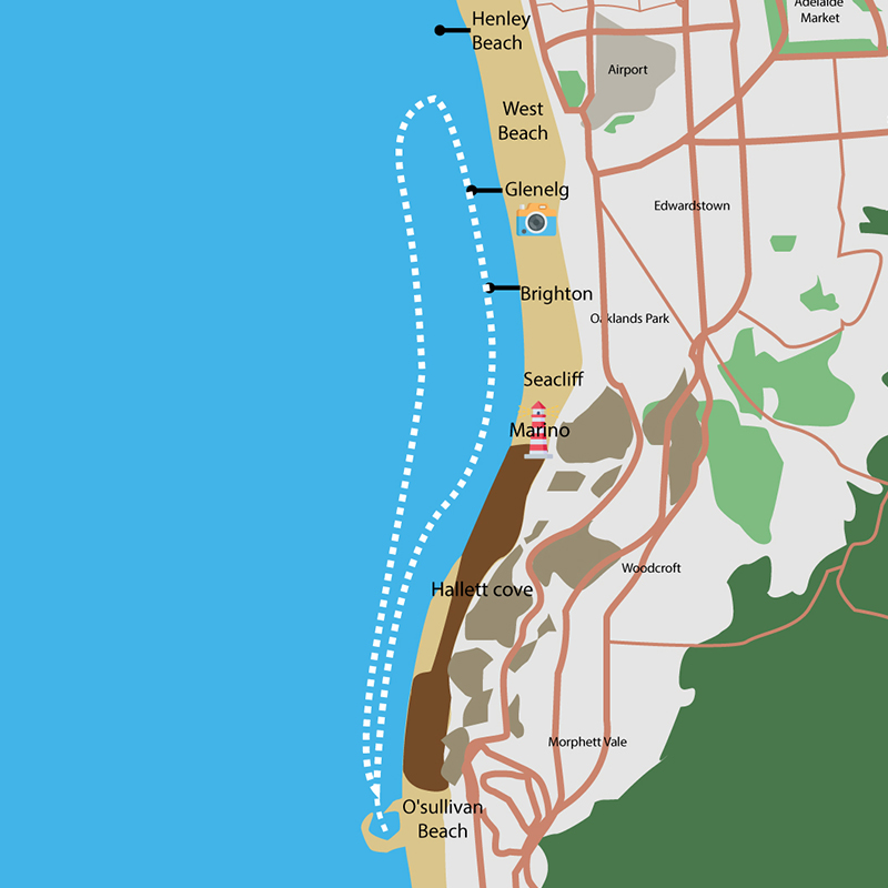 O'Sullys Coastal Safari map